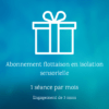 bon cadeau abonnement flottaison 1 séance par mois