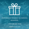 abonnement flottaison 4 séances par mois pendant 3 mois